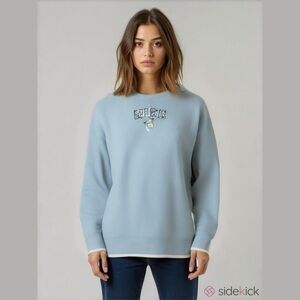 Gildan N🐮KE sweatshirt L farmcore country casual relaxed fit oversized baggy